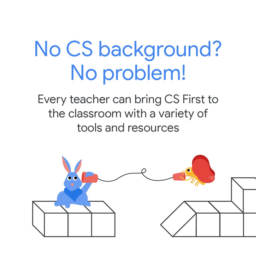 GoogleForEdu's tweet image. Reasons why #CSFirst is beneficial to your classroom? The limit does not exist, but let&apos;s start with 3 🌟 ⬇️
Bring these lessons to your classroom: goo.gle/2CKkuXp