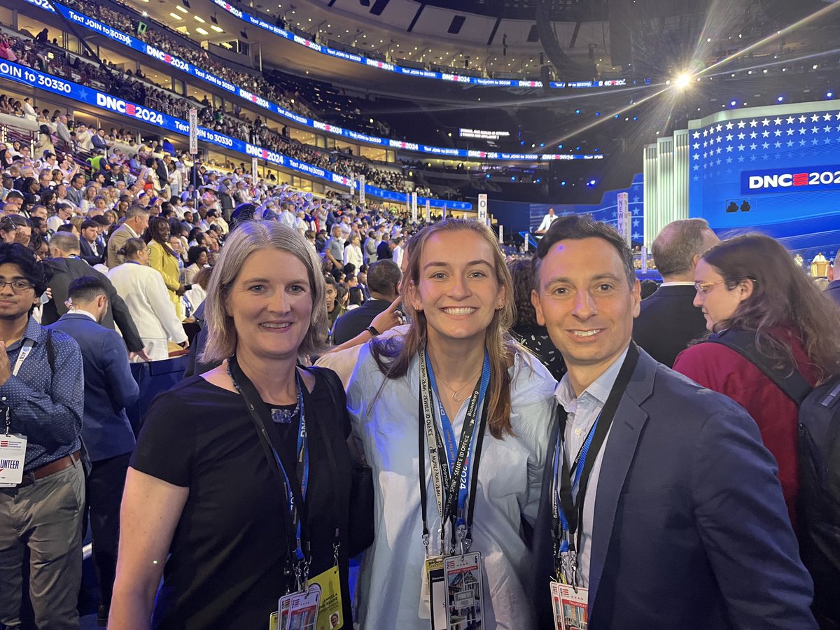 MaeveSheehey's tweet photo. I was so grateful for the opportunity to cover last week’s convention in Chicago with @jonathantamari and ⁦@agreilingkeane⁩ — keep following @bgov for intel in the run-up to November! https://t.co/qvEwL2dPMK