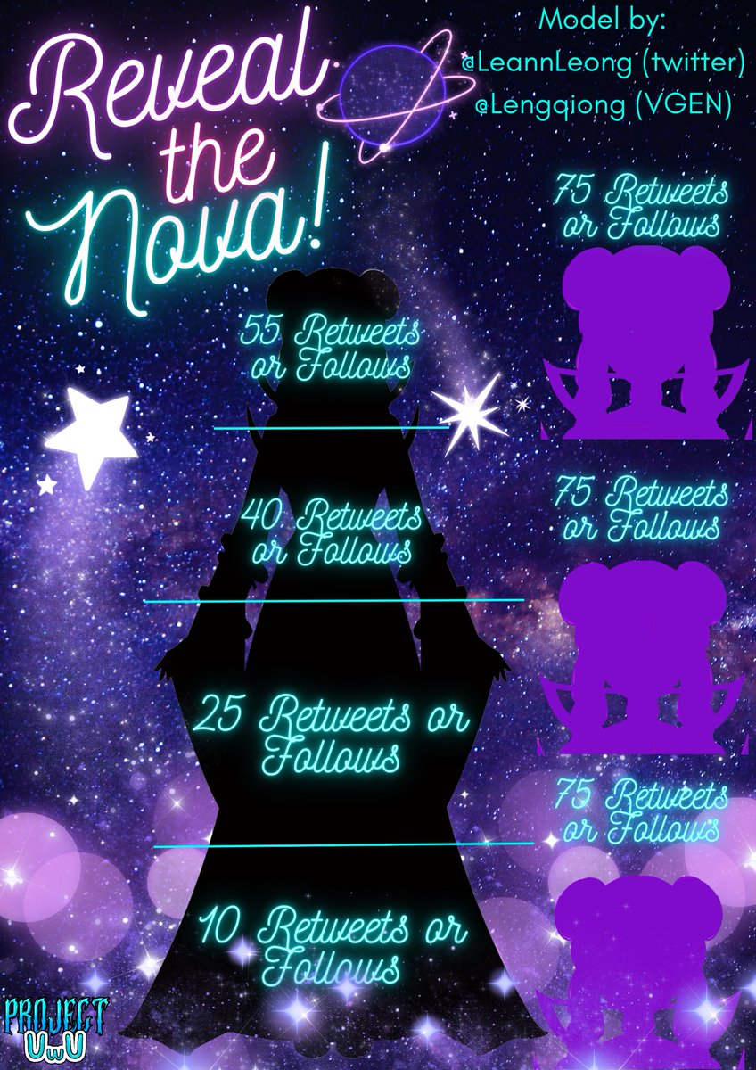 Time to try this again! #RevealTheNova time! I have a brand new model I've been sitting on, was going to use it for my re-debut, but she's so cute that I wanna use it now! Shouties to <a href="/AlphaZeno_TTV/">AlphaZeno</a> for sponsoring this model and <a href="/LeannLeong/">Leng Qiong</a> who is the artist! 

#Vtuber #ENVtuber