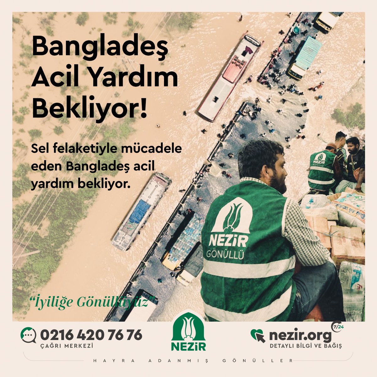 NezirDernegi's tweet photo. Bangladeş Acil Yardım Bekliyor!

Son günlerde yaşanan yağış ve Hindistan'ın baraj kapaklarını açması sonucu Bangladeş'te 3 milyondan fazla kardeşimizin evi sular altında kaldı.

Şimdi yaraları sarma, kardeşlerimize destek olma vakti!

Online bağış: https://t.co/XQRRo9iltc

💳 IBAN: TR74 0001 0016 7397 7681 2350 01
Açıklama kısmına Bangladeş yazmayı unutmayınız.