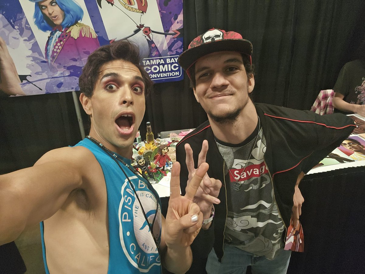 I meet Brandon rogers at a comic con