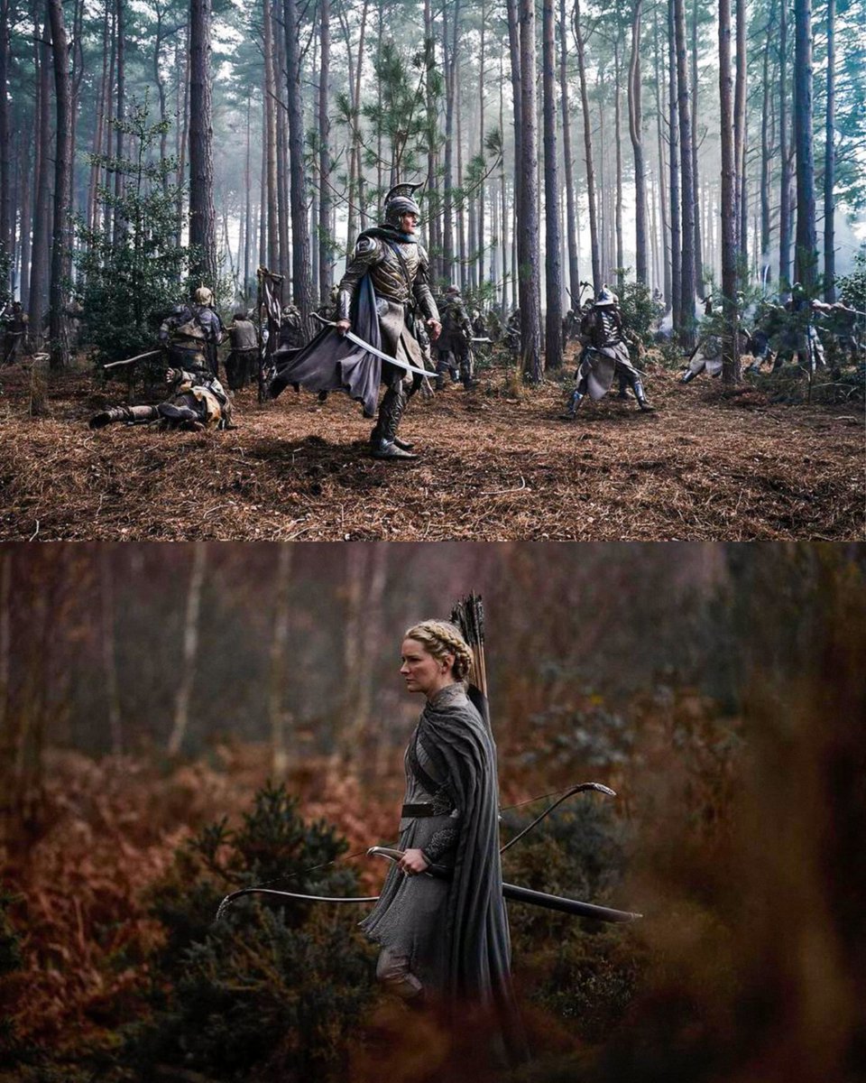 cada foto nova da 2ª temp de #OsAnéisDePoder com mais detalhes da Terra-média = um mini infarto 🔥