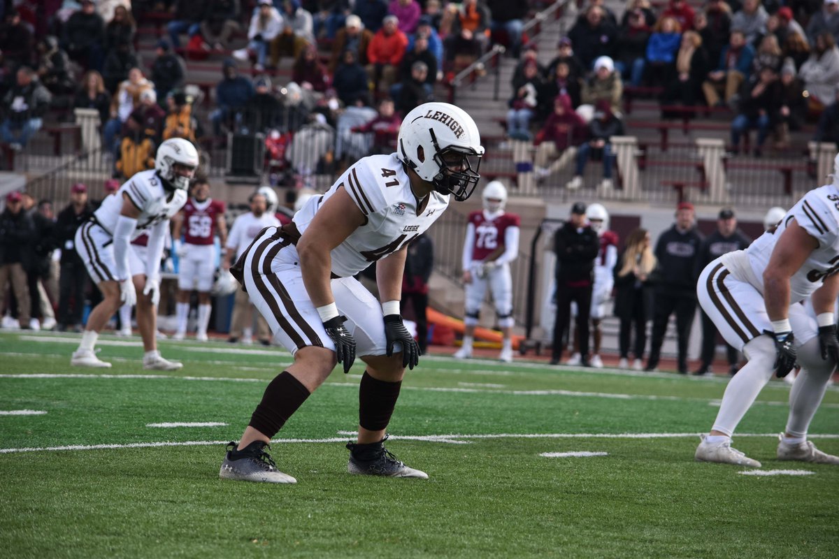 Congrats to Lehigh's All-Patriot League LB Mike DeNucci on his nomination for the 2024 #CampbellTrophy! #GoLehigh 🏔️🦅