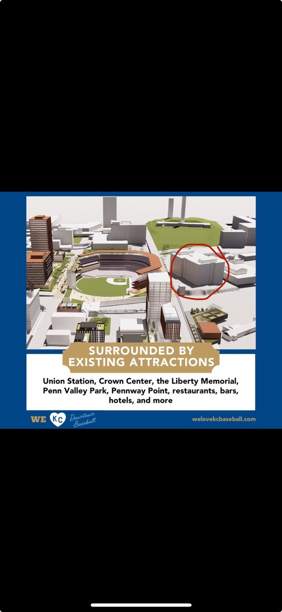 mccarty17's tweet photo. @systematicmkts Went to my first Royals game last week — nice enough stadium but a 20 minute Uber ride from downtown. Plus, would be nice to walk from my office to the ballpark for some brews and dogs https://t.co/A6rTNWy0YW