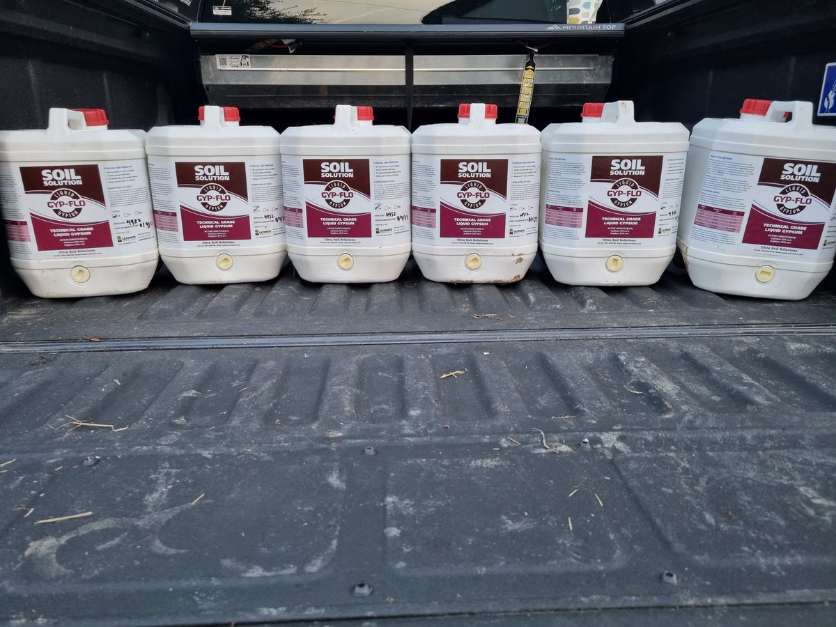 Post renovation application of #GYP-FLO promoting strong plant growth and speedy recovery. 
#workingwithnature