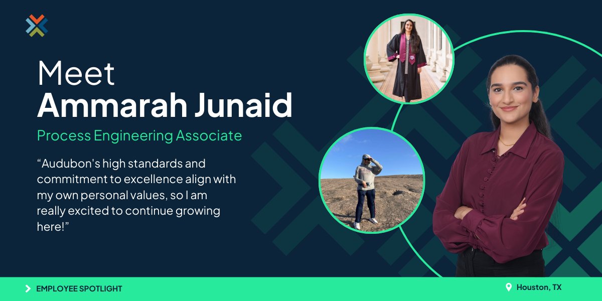 Meet Ammarah Junaid, an outstanding employee supporting the future of energy and industry—and one of the people who makes Audubon so great.
 
Learn more about who we are: audubon.info/wwa-v