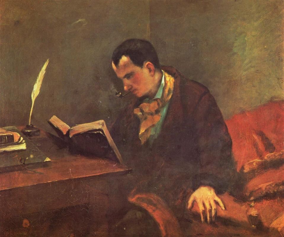 ELetraherido's tweet photo. Retrato de Baudelaire, por G. Courbet, 1848. https://t.co/aLA5zxOj7n