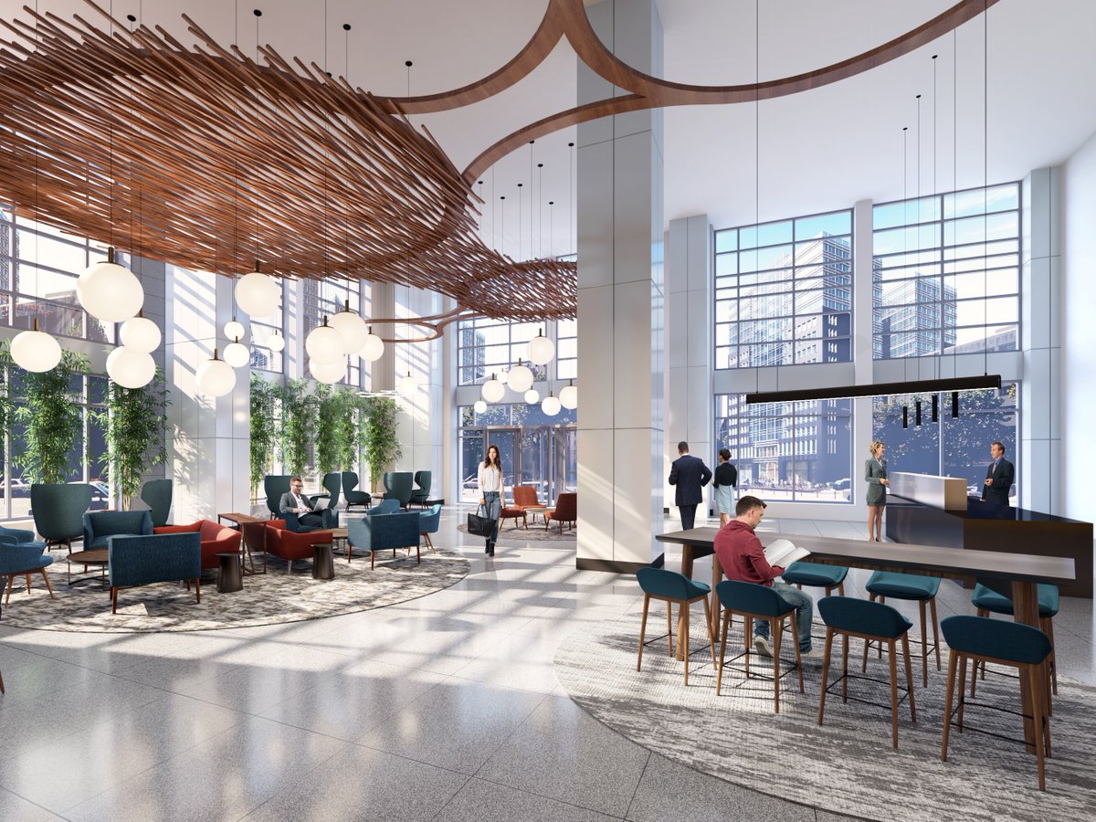 Exciting transformations are on the horizon at 5000 Yonge Street! Swipe to see our vision for the lobby renovation, where modern design meets elevated functionality. Stay tuned as we bring this stunning transformation to life!