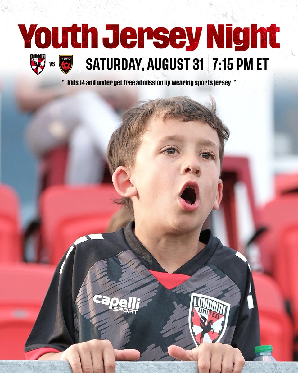 ATTENTION PARENTS: 

This Saturday Kids 14 and under get FREE admission by wearing their sports jersey! 

We would love to see the whole family out as we take on Phoenix Saturday night! 

Tickets for adults starting at just $18 

🎟️hubs.ly/Q02MzG7s0