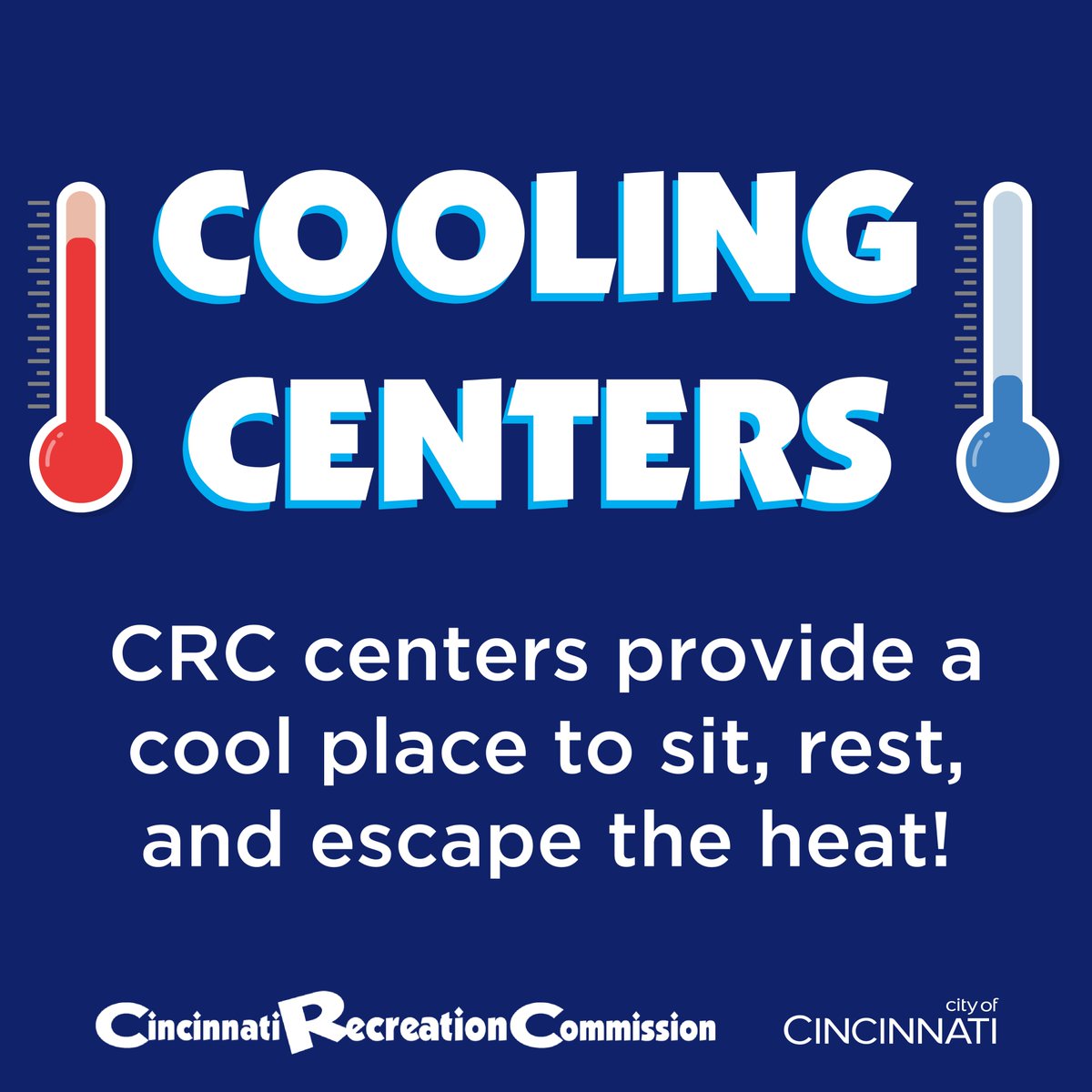 Beat the heat with <a href="/cincyrec/">Cincinnati Recreation Commission</a>! Need a place to cool off this week? Find a rec center near you at cincyrec.org/search/basicfa…