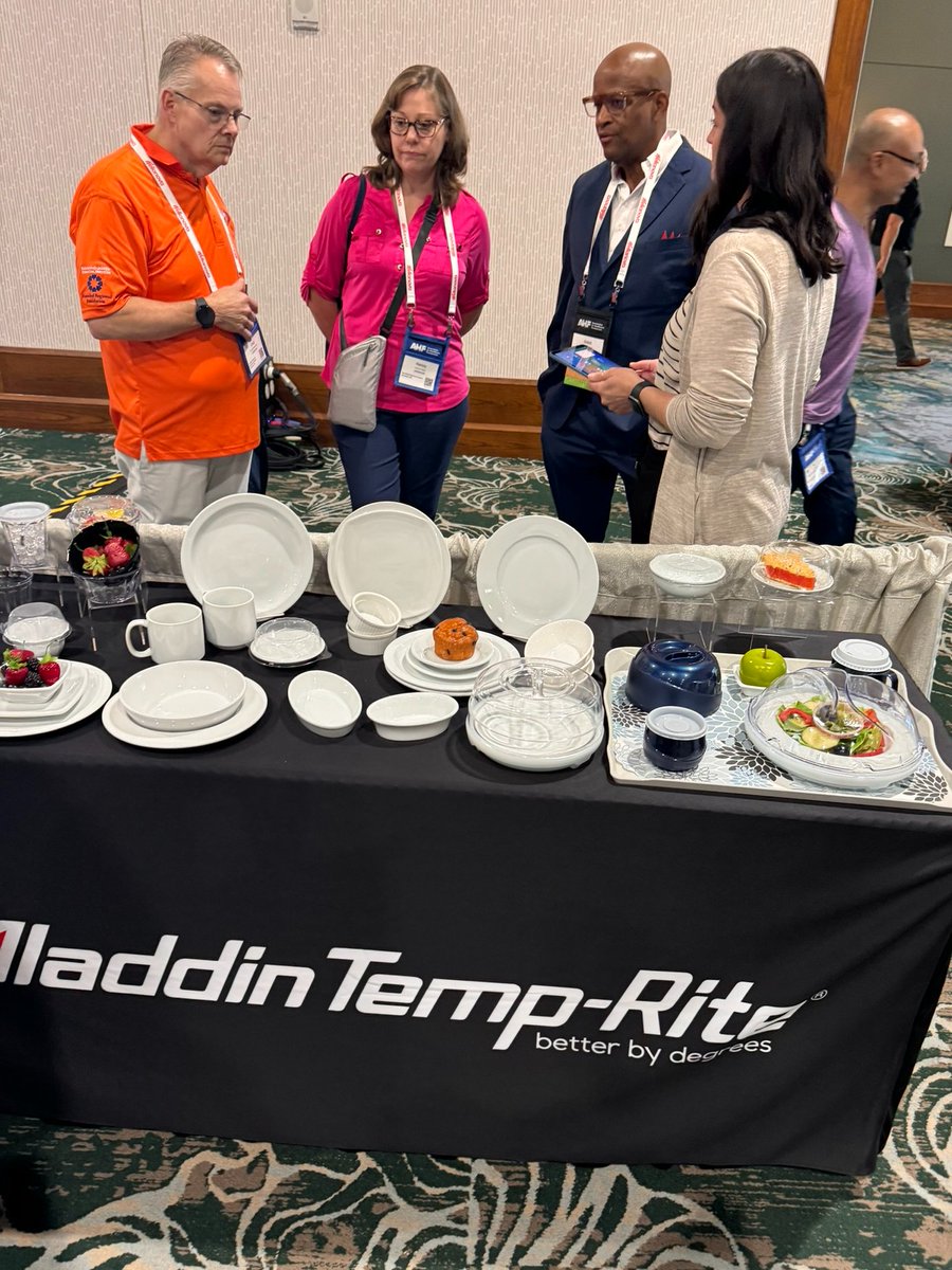 AladdinTempRite's tweet photo. We had an amazing time at the AHF Trade Show in San Antonio! Thanks to everyone who visited the Aladdin Temp-Rite booth. We can’t wait to keep the conversations going! #AHF2024 #HealthcareFoodservice #AladdinTempRite #aligroupFS #welbilt https://t.co/CY6ygLiXsb