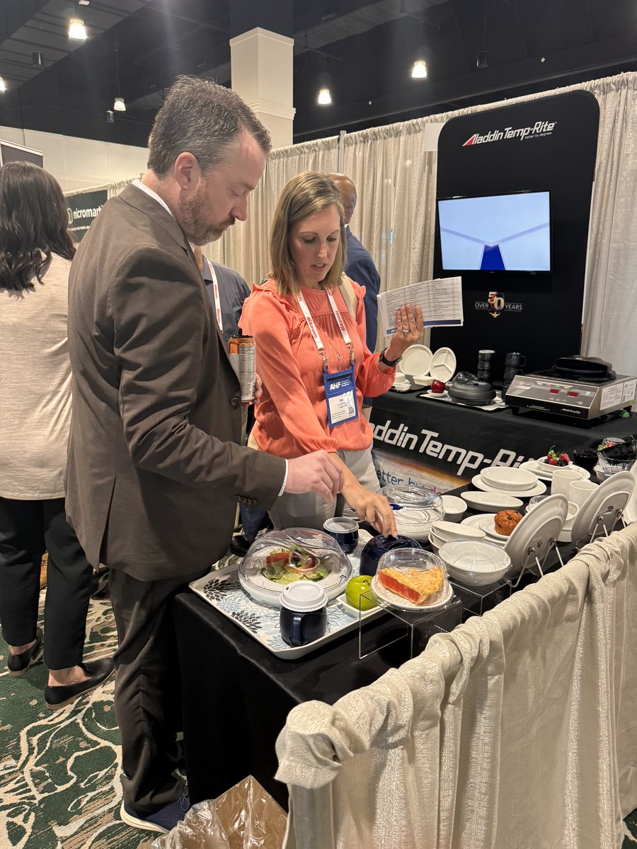 AladdinTempRite's tweet photo. We had an amazing time at the AHF Trade Show in San Antonio! Thanks to everyone who visited the Aladdin Temp-Rite booth. We can’t wait to keep the conversations going! #AHF2024 #HealthcareFoodservice #AladdinTempRite #aligroupFS #welbilt https://t.co/CY6ygLiXsb