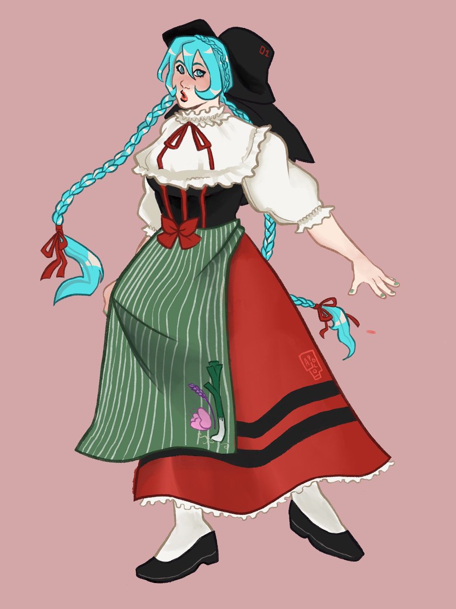 Okay French Miku mais la Alsace Miku….