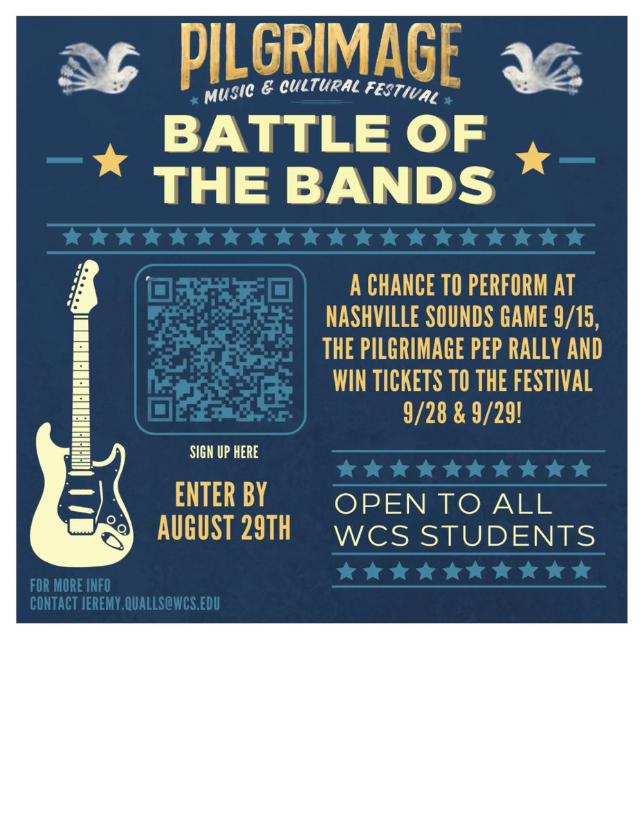 Battle of the Bands is back! Sign up now!!
