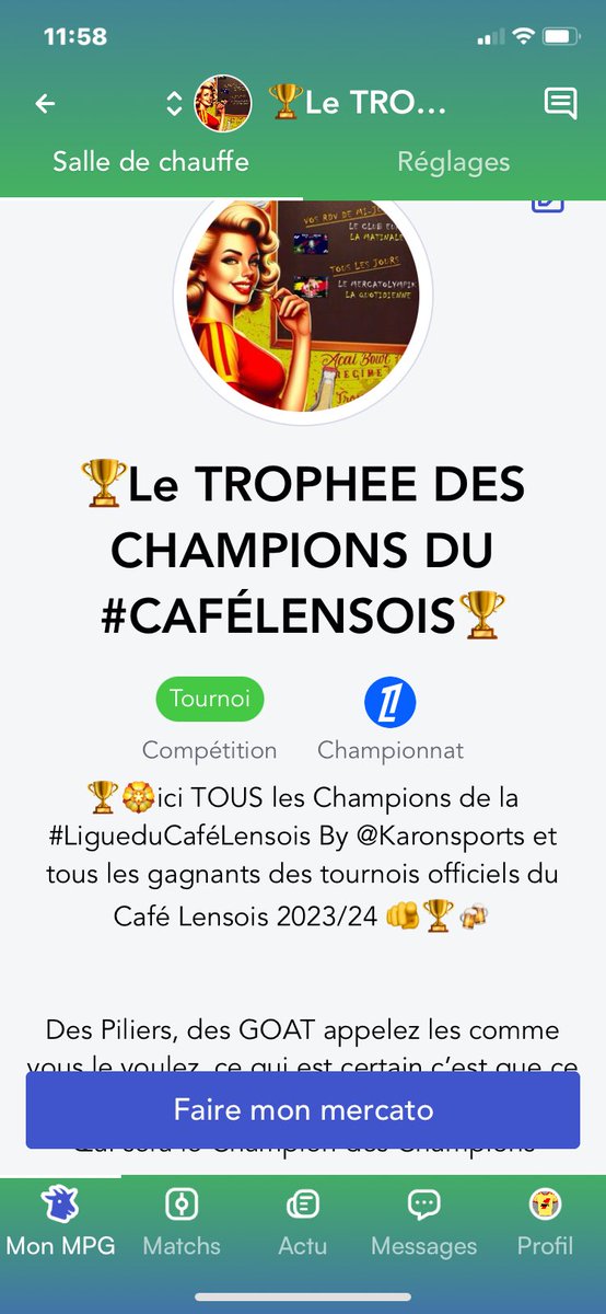 DelattreGrgory1's tweet photo. #LeTrophéedesChampions by @KaronSports
👋Au revoir
@Jays_Bean
#Lastic
@RacingTalk2Lens @Tom_RCL80
✊Les Demies Finales
@ThoThoLoco 💢@MPGLaurent
@tidus7762 💢@TontonHafiz
Du lourd! https://t.co/Xola8Jie92