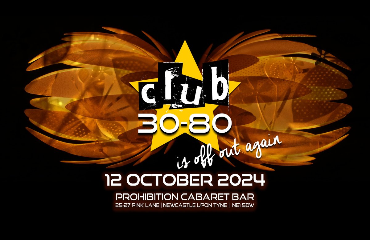 RogerNewb's tweet photo. Tickets available now for Club 30-80's party, October 12 at Prohibition Cabaret Bar. Have you got your #BoogieShoes buffed? #Club30to80 #OldiesDisco #NonJudgementalDJ #NewcastleGateshead https://t.co/jYLW0zT4A2 https://t.co/Q9aTiWKsRL
