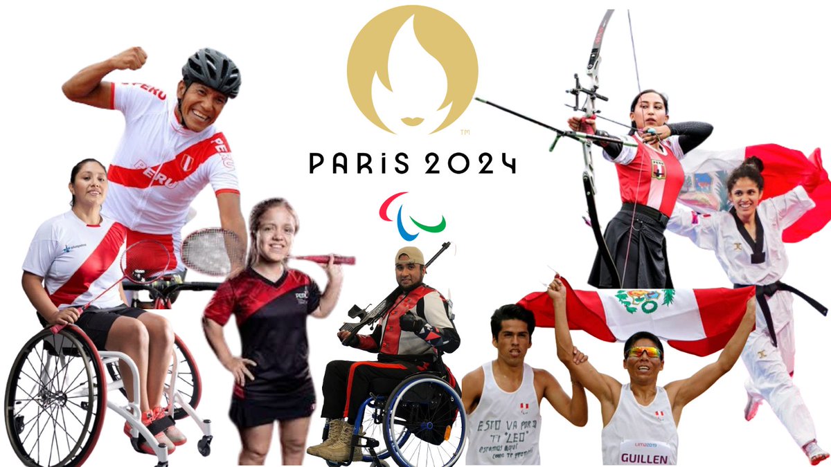 Los Juegos Paralímpicos #Paris2024 se inician este 28 de agosto hasta el 8 de setiembre. 
Esta es la 10ma edición de Perú en estos juegos, donde hace historia, siendo la delegación más grande con 13 paradeportistas, en 9 paradeportes

Abro 🧵 con nuestros 13 representantes: