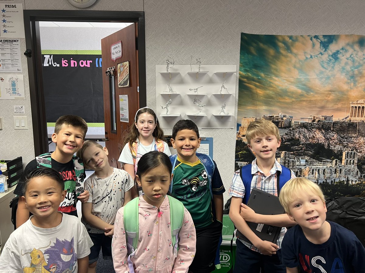 6Daphne's tweet photo. 1st-3rd grade AIM used the engineering design process to create a statue out of foil representing an Olympic sport! This challenge was a total hit. @StoryFalcons @StoryPrincipal https://t.co/3qApXgARWH
