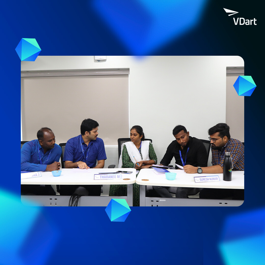 VDartInc's tweet photo. At VDart, we believe in the power of #Teamwork. Together, we achieve more!
#TeamworkMakesTheDreamWork #Collaboration #VDart https://t.co/DZEZYL4cZq