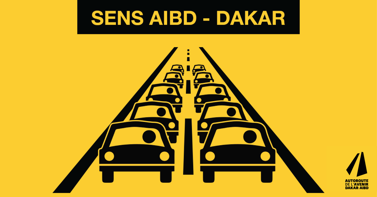 autorouteavenir's tweet photo. [26 AOUT 2024| 19:20] ALERTE   TRAFIC🚗
    Bouchon de + de 2km de #KEUR NDIAYE LO  à la sortie #SEDIMA sens #AIBD-#DAKAR, dû à la   saturation du réseau extérieur.
    Vous serez informés du retour à la normale.
    #SécuritéRoutière #SecaacSa #alertetraficADDA #Senegal https://t.co/NAboSLmPPf
