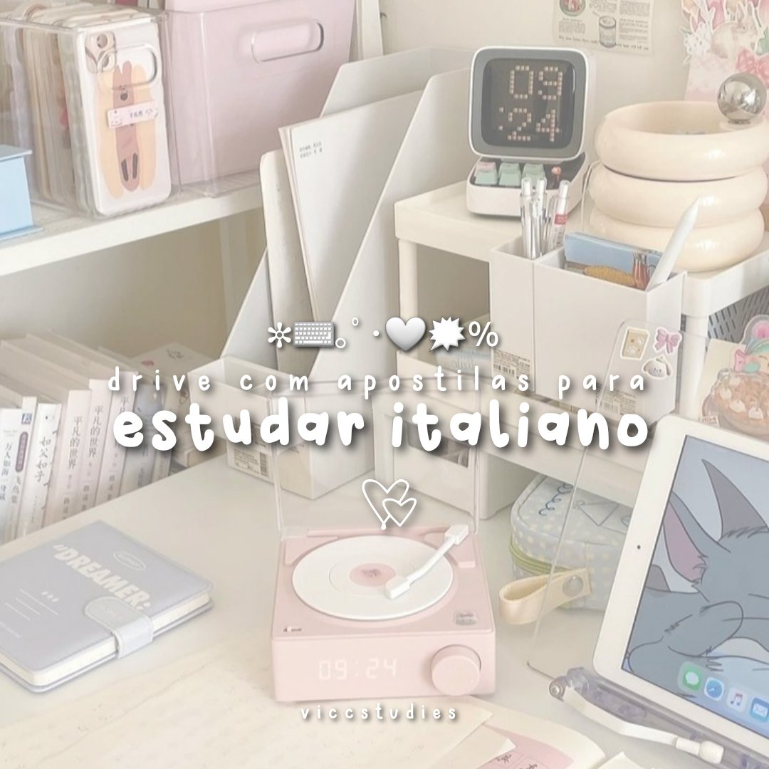 thvlovx's tweet photo. 🗒️  ♡   drive com +20 apostilas para estudar italiano; 🇮🇹

 ⌕    #langtwt #studytwt #studytwtbr https://t.co/vklf30PPtO