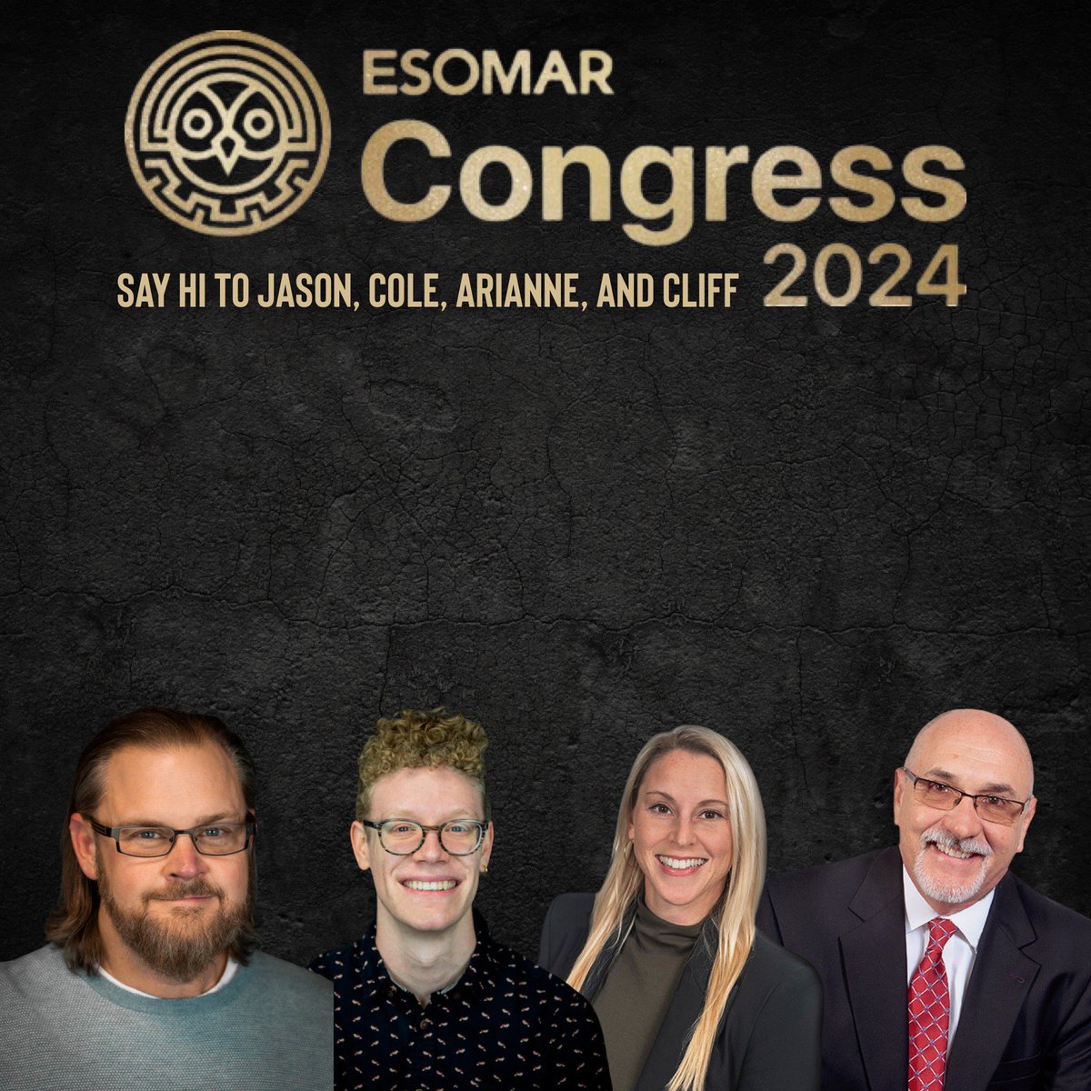 SymmetricSample's tweet photo. Who else is ready for ESOMAR Congress in Athens, Greece in just a couple weeks? We know we are! Be sure to say hi to Jason, Cole, Arianne and Cliff while you’re there! P.S. Cole is presenting on Digital respondents and their implications for market research Tuesday. Don’t miss it https://t.co/QMK6Gk3hy3