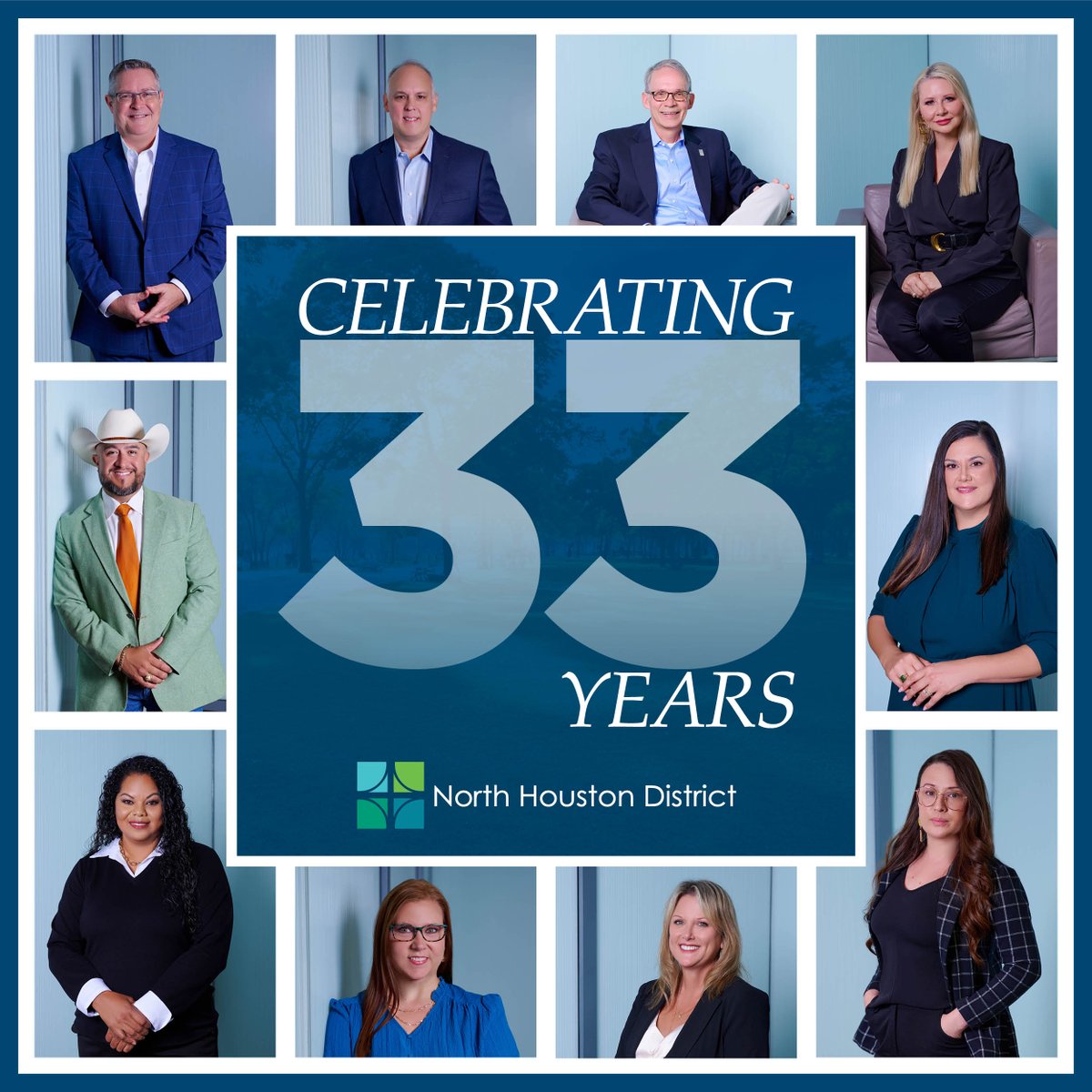 💌 A message from our President, Greg Simpson
Today, as we celebrate our 33rd anniversary, I want to thank our team and our partners for working each day to make the North Houston District a place where investors, businesses, employees, residents, and visitors want to be. ✨🌳👏🏻