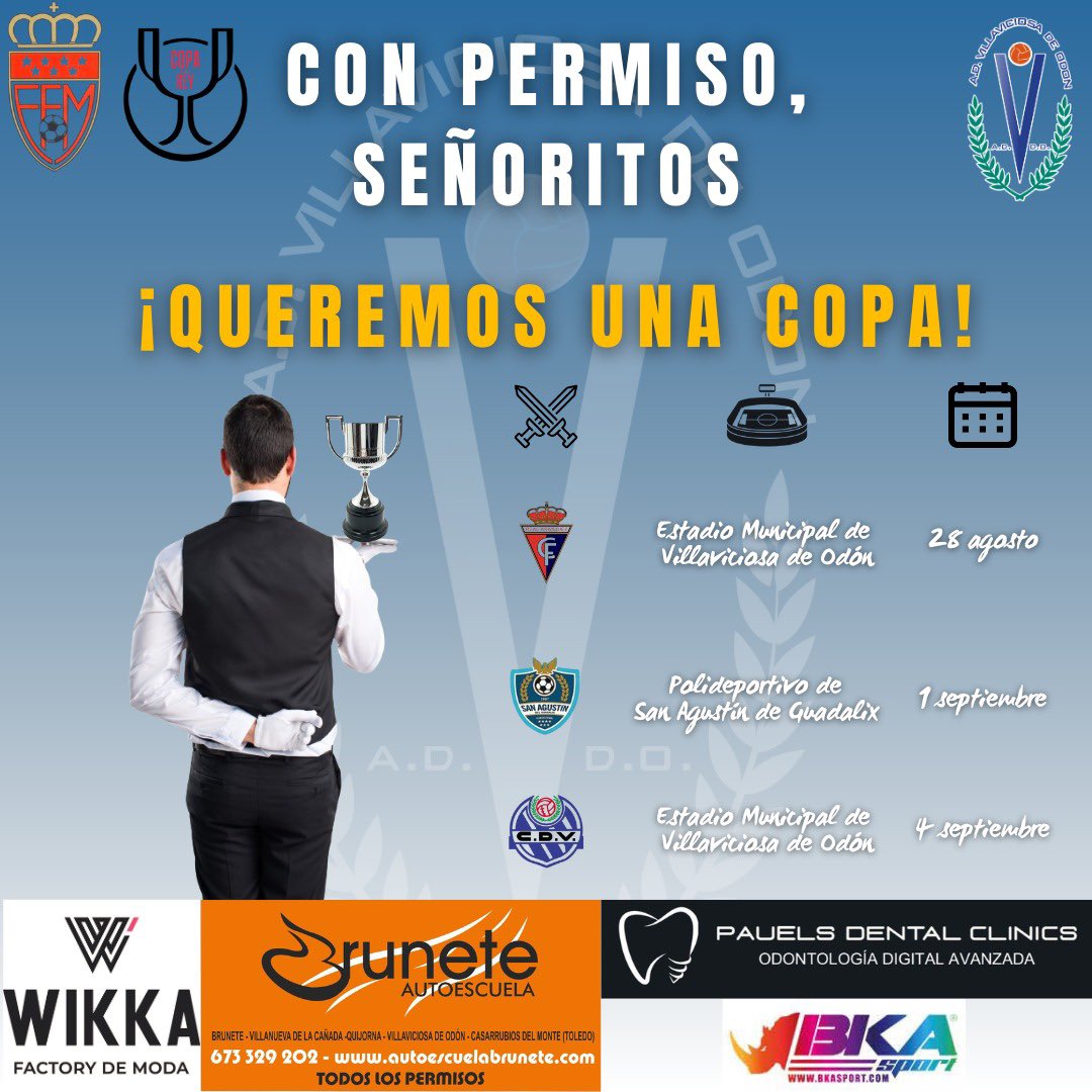 🍸 Ahora que pedir copas ha sido lo más viral este verano...

🏆 ¡Nosotros queremos una!

👏 Gracias a nuestros patrocinadores por acompañarnos en este viaje

<a href="/RFFM_oficial/">RFFM</a>