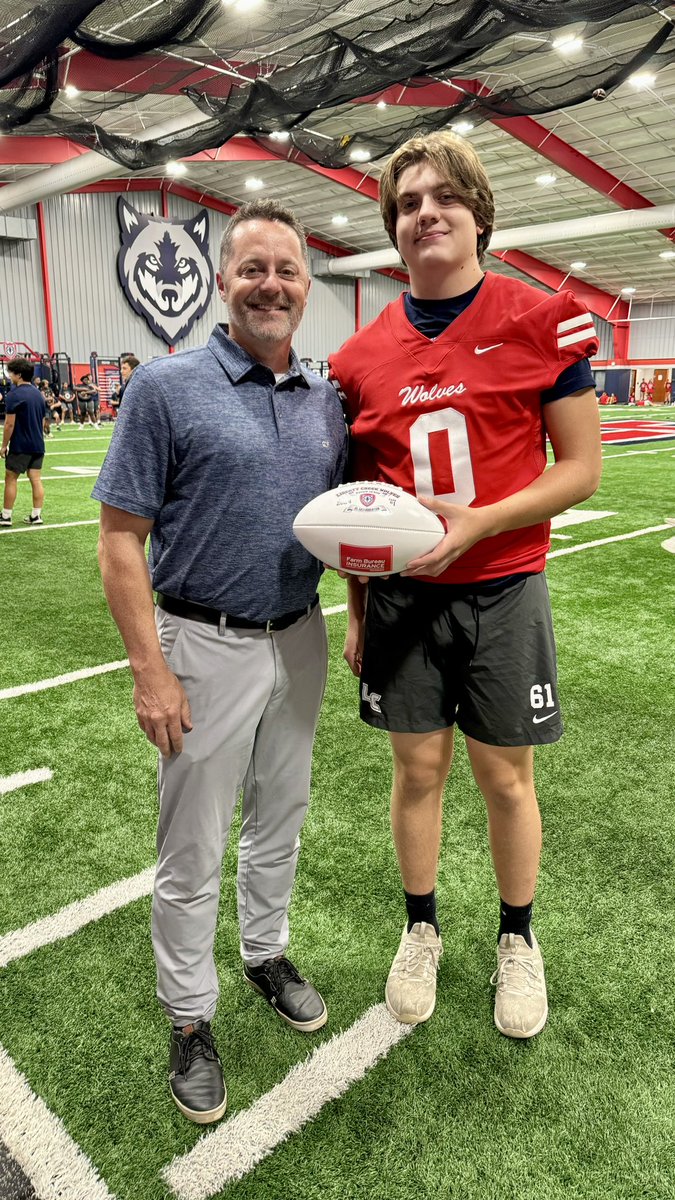 Congrats to Sully Harper for being named the Austin Henderson Farm Bureau Insurance player of the game for his performance against East Robertson!