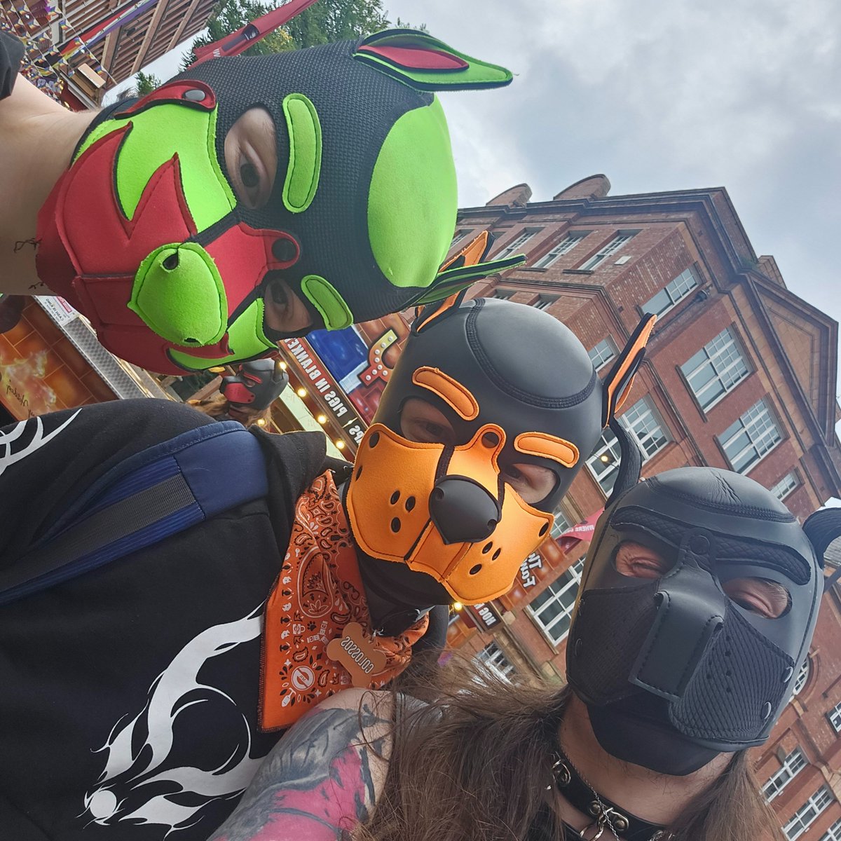 AlphaShadow1996's tweet photo. Pride was awesome! If anyone recognizes these pups, please tag them! :3 https://t.co/G7L5ks3XRr