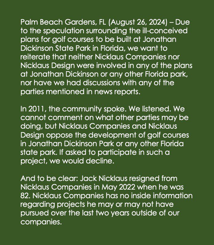 Nicklaus Companies tweet media