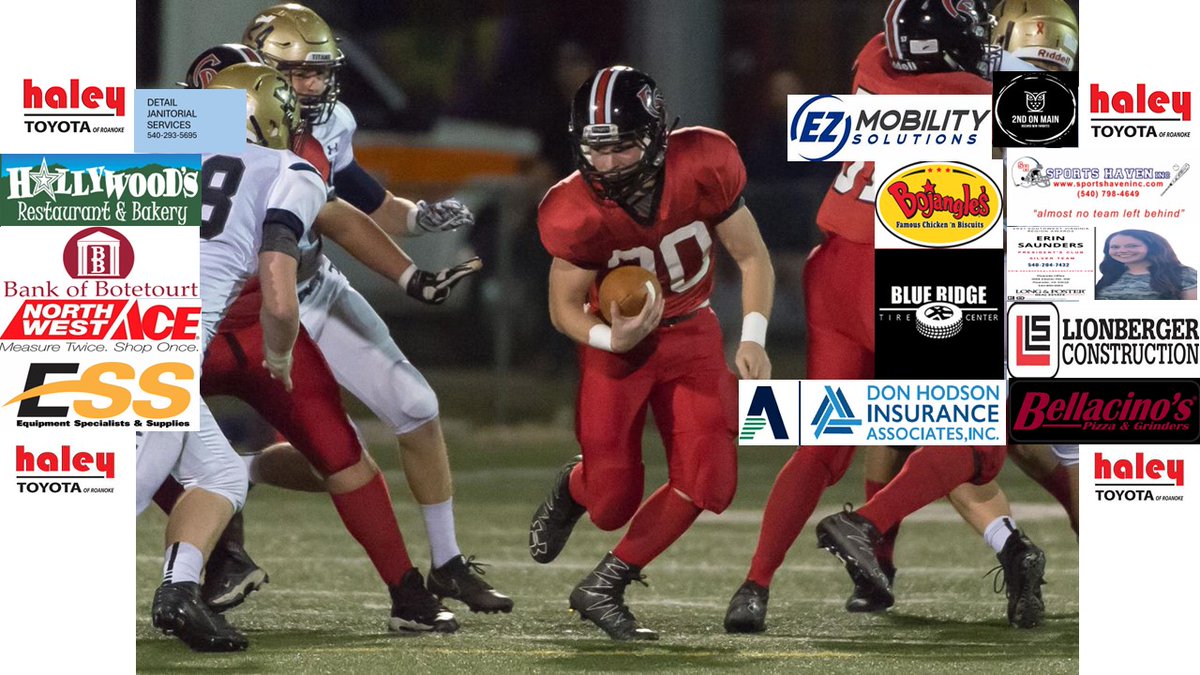 Join me Friday night for the Haley Toyota HS Football game of the week, William Fleming at Hidden Valley. Me, Chuck Baker &amp; Coach Randy on the call at 7:00 on WFIR 960AM/107.3FM &amp; streaming live on FB. Thanks to all of our great sponsors!!!! <a href="/WFAthletics/">ColonelPride</a> <a href="/HVTitanFB/">Hidden Valley Titan Football</a> <a href="/new_mal5/">Malachi Coleman</a>