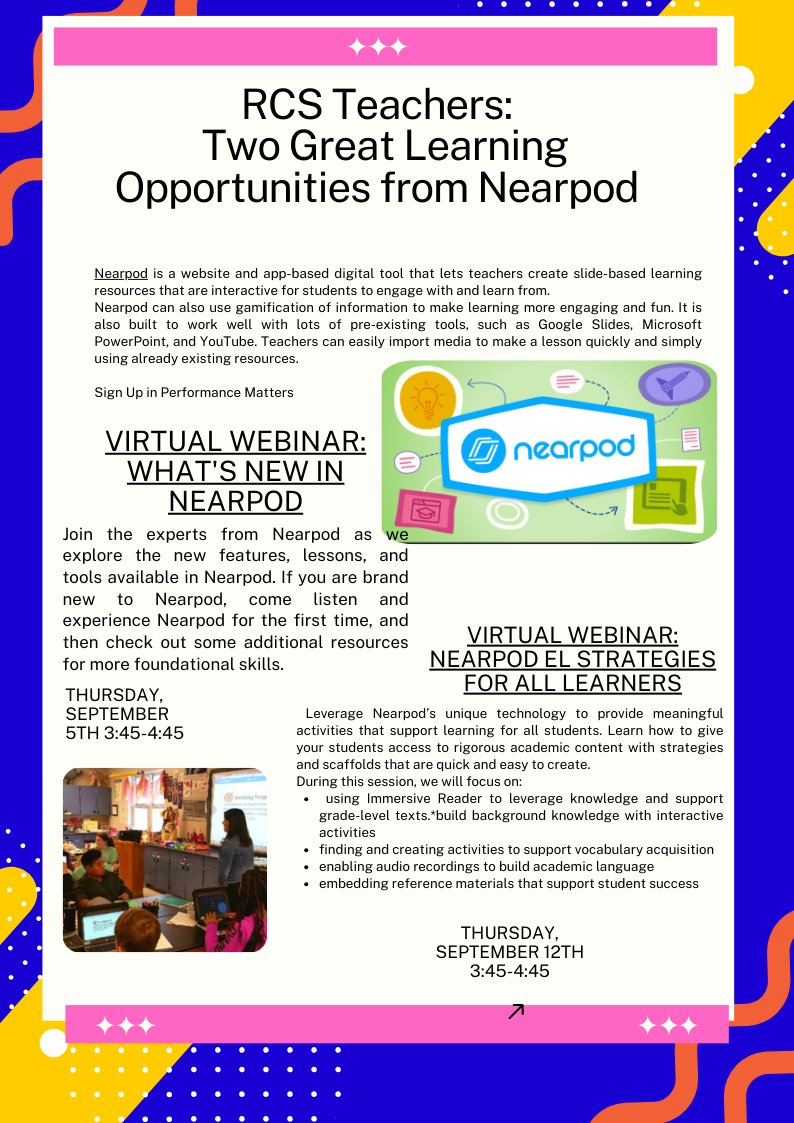 Check out these September learning opportunities from Nearpod.