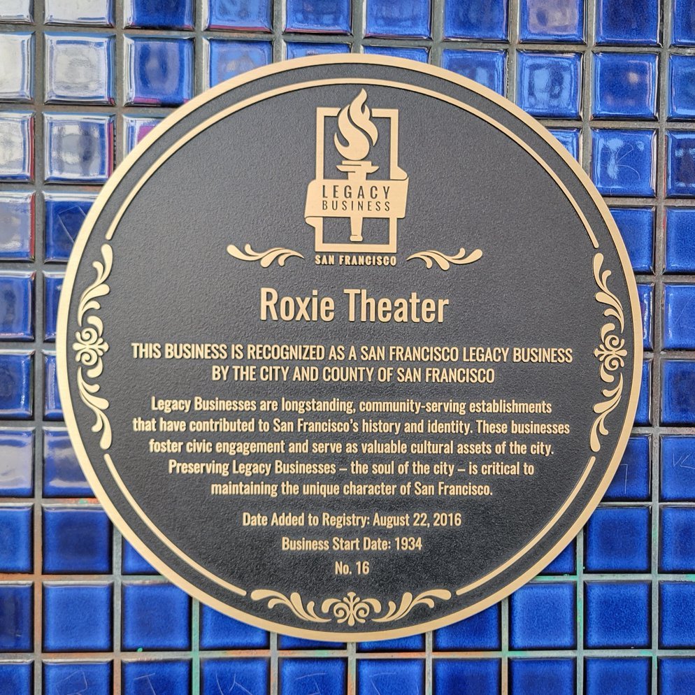 ICYMI: a few weeks back, our SF Legacy Business plaque was finally installed!