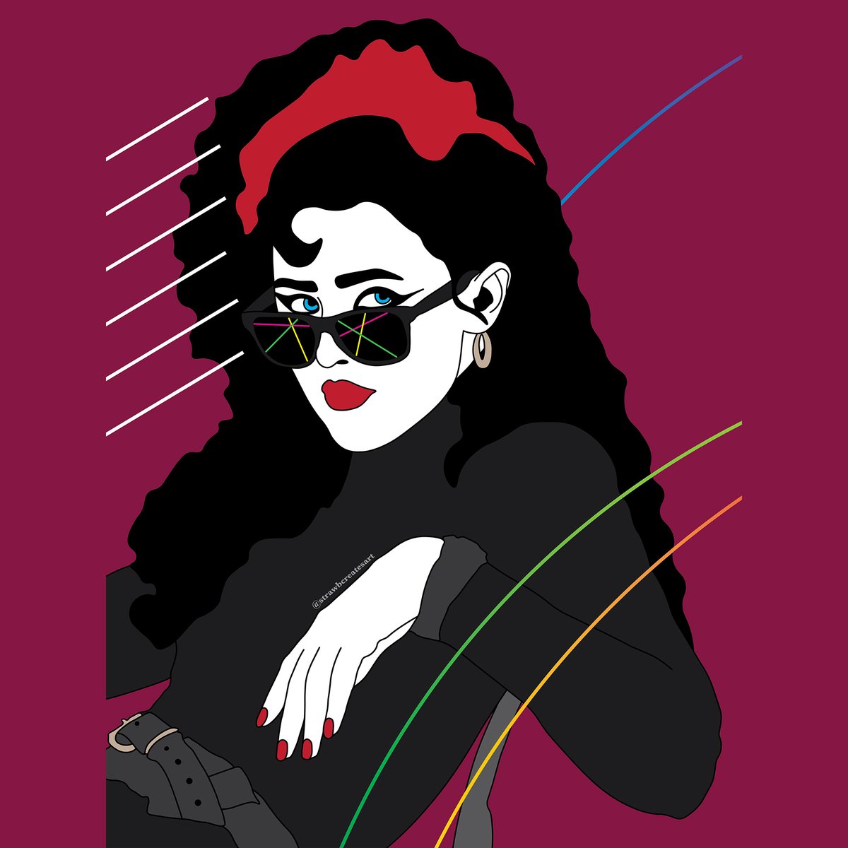 strawbcreates's tweet photo. Excited to share the latest addition to my #etsy shop: Duran Duran Rio Inspired Lisa Frankenstein Art Print https://t.co/pNsRo8h6gX #lisafrankenstein #duranduran #80sinspired #80s #80sart #art #artwork #illustratorart #adobeillustrator https://t.co/dNf2rFcXy2