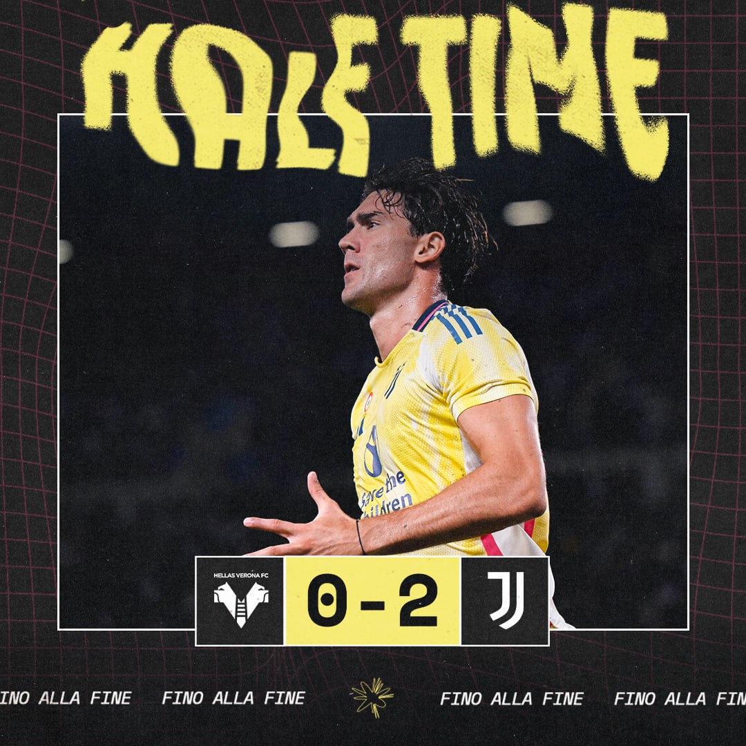 بهدفي السفاح فلاهوفيتش والنجم الشاب سافونا #يوفنتوس ينهي الشوط الأول امام #فيرونا متقدماً بهدفين نظيفين ، اداء وشخصية ولا اروع يظهر بها البيانكونيري😍🔥🖤🤍

-
-
-

#يوفنتوس
#VeronaJuve 
#Juventus 
#Juve