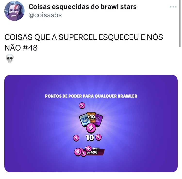 Coisas esquecidas do brawl stars (2022-2024) tweet media
