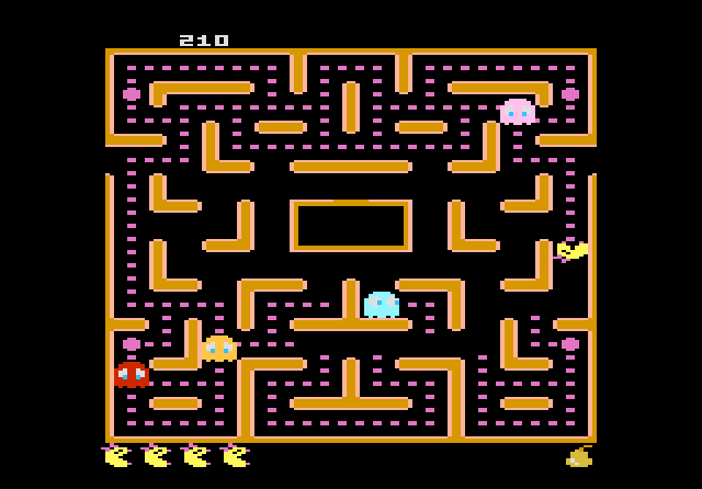 Atari 7800 Ms pac-man Fast Farrells Hack AtariAge#1