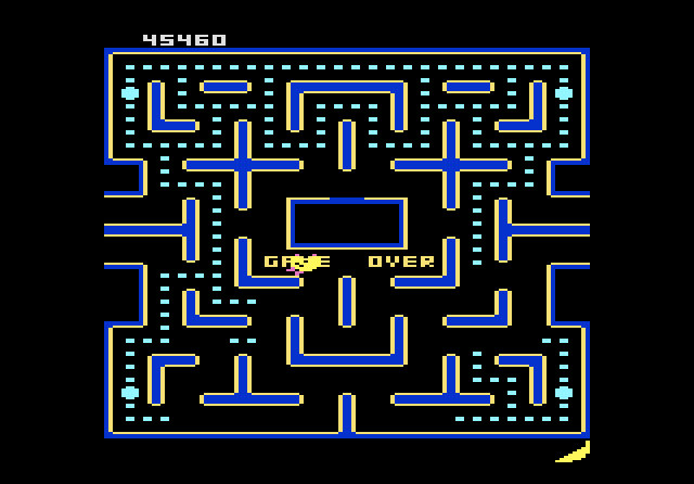 Atari 7800 Ms pac-man Fast Farrells Hack AtariAge#2