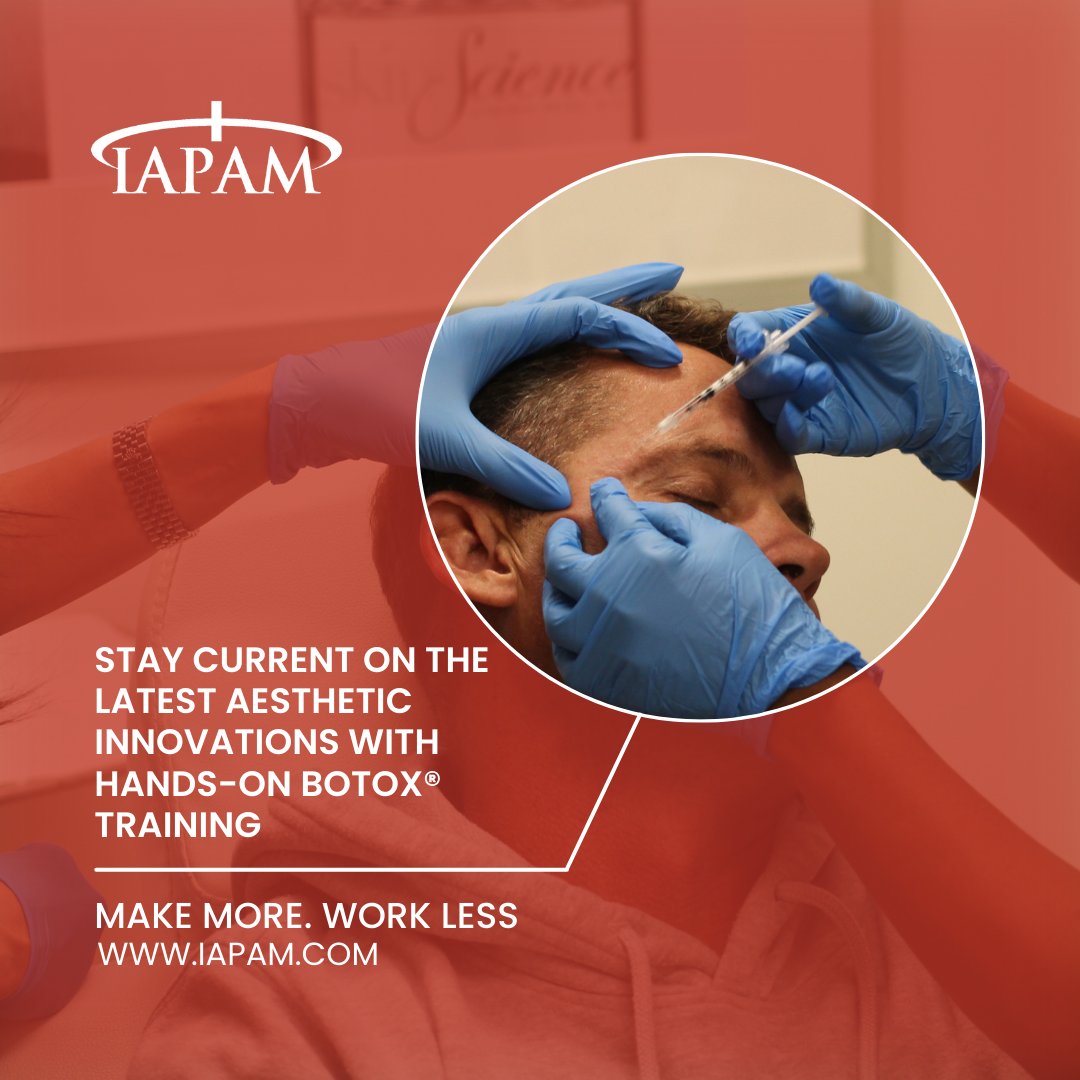 🚀 Transform Your Practice! 🚀 Elevate your career with the IAPAM Aesthetic Medicine Symposium. Learn profitable non-invasive procedures &amp; master Botox® with hands-on CME training. Secure your spot: iapam.com/aesthetic-medi… #IAPAM #BotoxTraining #Profitability