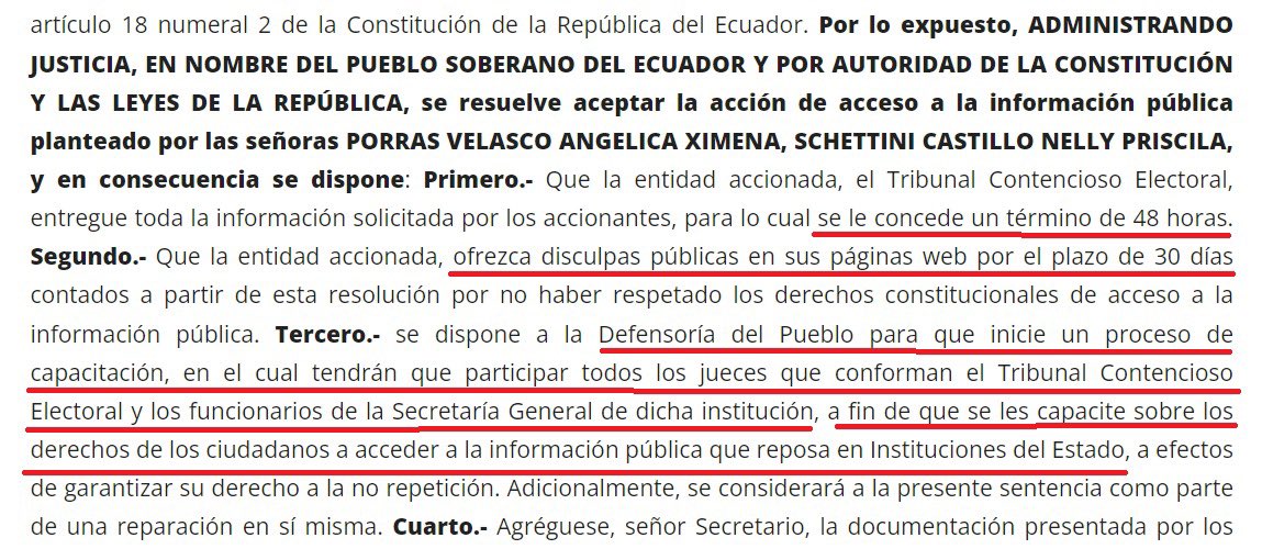 onlypanasec's tweet photo. #AlertaPanas
@PrisSchettini, integrante de @JuridicaPopular informa que un juez falló a su favor en la acción de protección interpuesta por la sentencia en su contra por violencia de género, de esta manera, el juez electoral Fernando Muñoz y el TCE, deberán presentar toda la información concerniente a dicha sentencia y ofrecer disculpas públicas, tanto a ella como a @angeporras1971