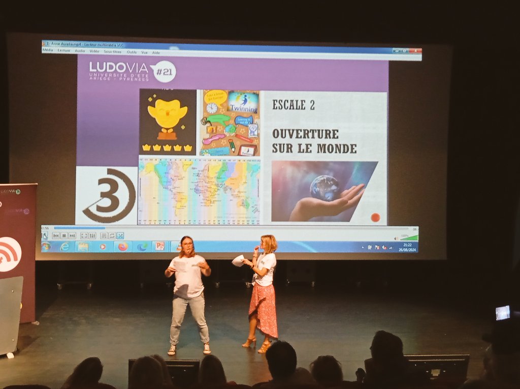 StephaneLastere's tweet photo. #TeamPE (mais mais que)
On rentre directement dans le dur avec la présentation #Peshakucha #Ludovia21 @ludoviaORG
Thème "Quotidien et numérique en classe"
Première intervention avec @reseau_canope Occitanie https://t.co/Md2oPIPEmL