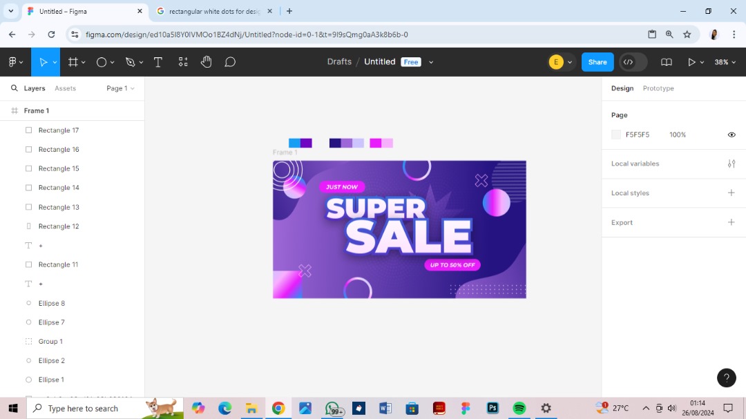 Gods_Reign's tweet image. FIGMA DESIGN CHALLENGE - DAY 2
Damn! This particular design tested my patience in each minutest detail. However, I'm clogged with a sense of fulfillment at the outcome. 
How did I do? 
#DayOneFigmaDesignChallenge #FigmaDesign #figmatutorial #FigmaChallenge #productdesigner