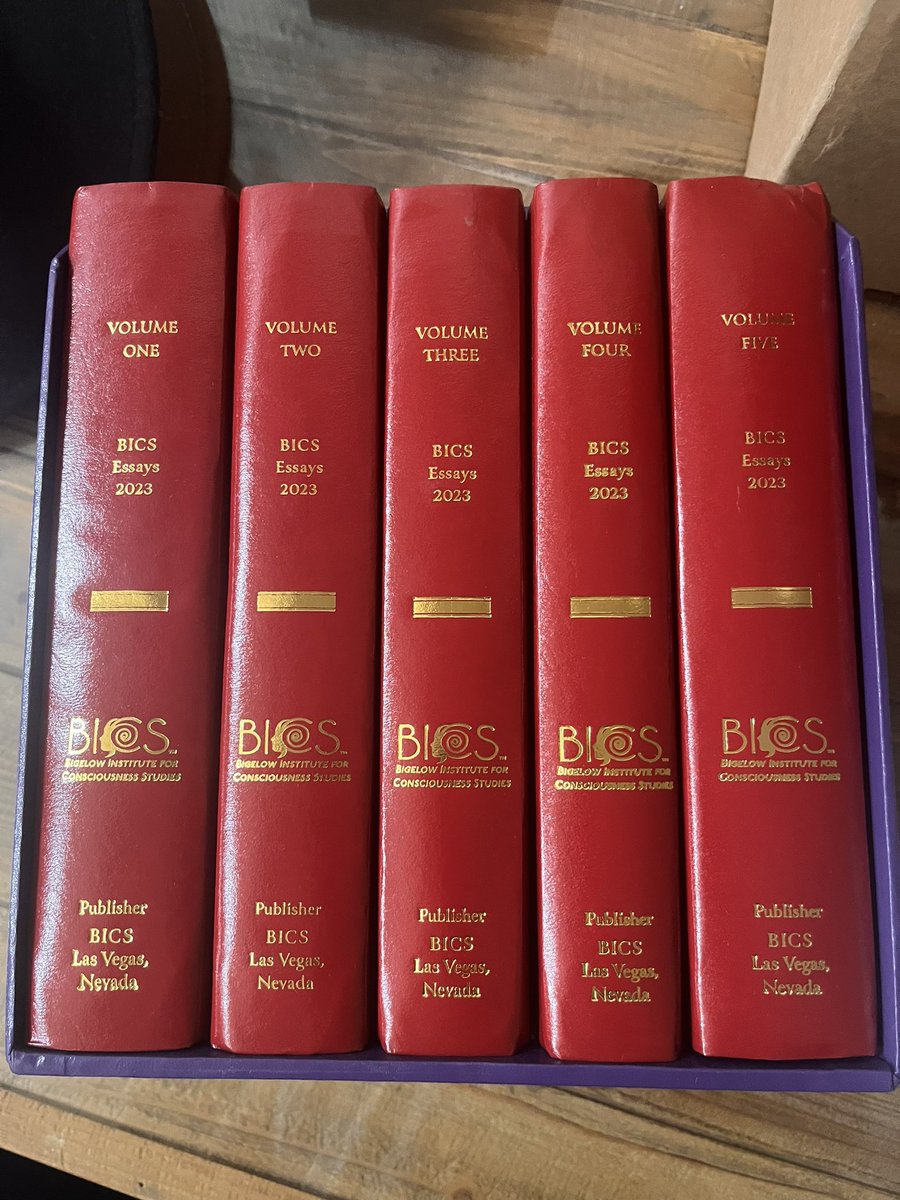 Mrs. A 🪬 (@avitabon) on Twitter photo Wow! What a nice surprise! Thank you <a href="/BigelowInst/">Bigelow Institute for Consciousness Studies (BICS)</a> for the generous gift of these amazing books! Can’t wait to dive in. #bics #consciousnessStudies #lifeAfterBodilydeath
#bobbigelow Wow! What a nice surprise! Thank you <a href="/BigelowInst/">Bigelow Institute for Consciousness Studies (BICS)</a> for the generous gift of these amazing books! Can’t wait to dive in. #bics #consciousnessStudies #lifeAfterBodilydeath
#bobbigelow