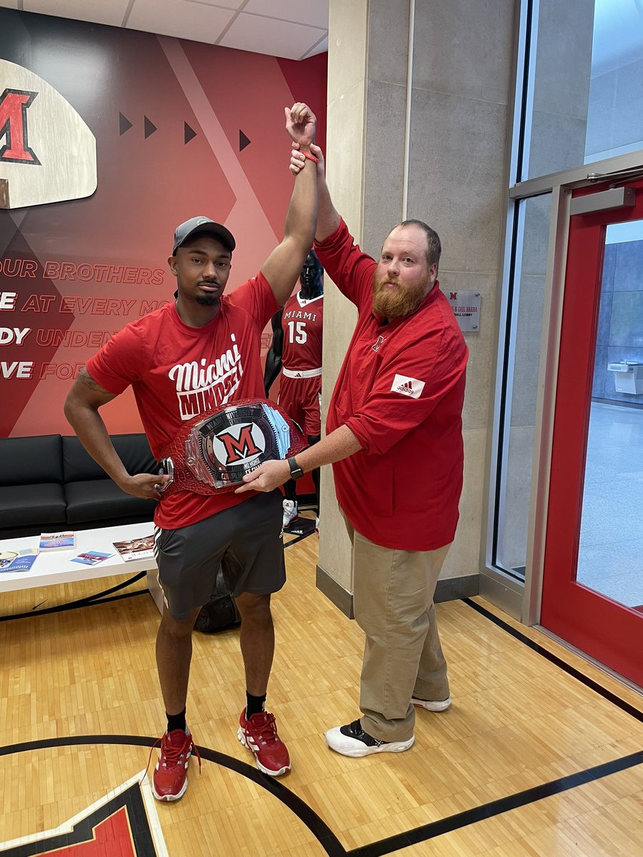 Championship Belt Winner <a href="/MiamiOH_Comply/">Miami RedHawks Compliance</a> ‼️