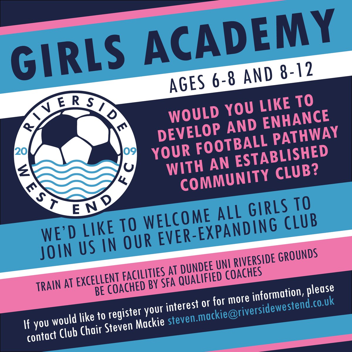 ⚠️ Our Girls Academy are looking for players!