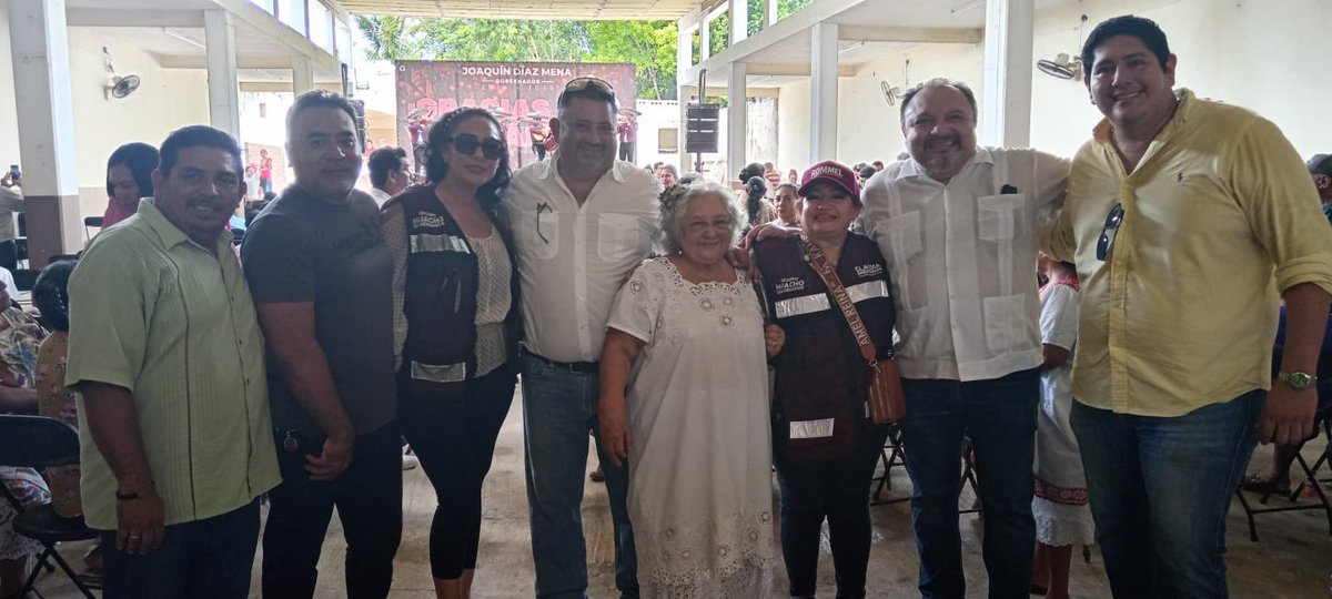 FTorresRivas's tweet photo. Ayer estuvimos presentes en la Asamblea Informativa de la Reforma al Poder Judicial en la #comisaría de #Caucel y posteriormente acompañamos al gobernador electo @huachodiazmena en su gira de agradecimiento en los municipios de #Muna y #Opichén. Feliz inicio de semana!!! https://t.co/AzP7hWSbti