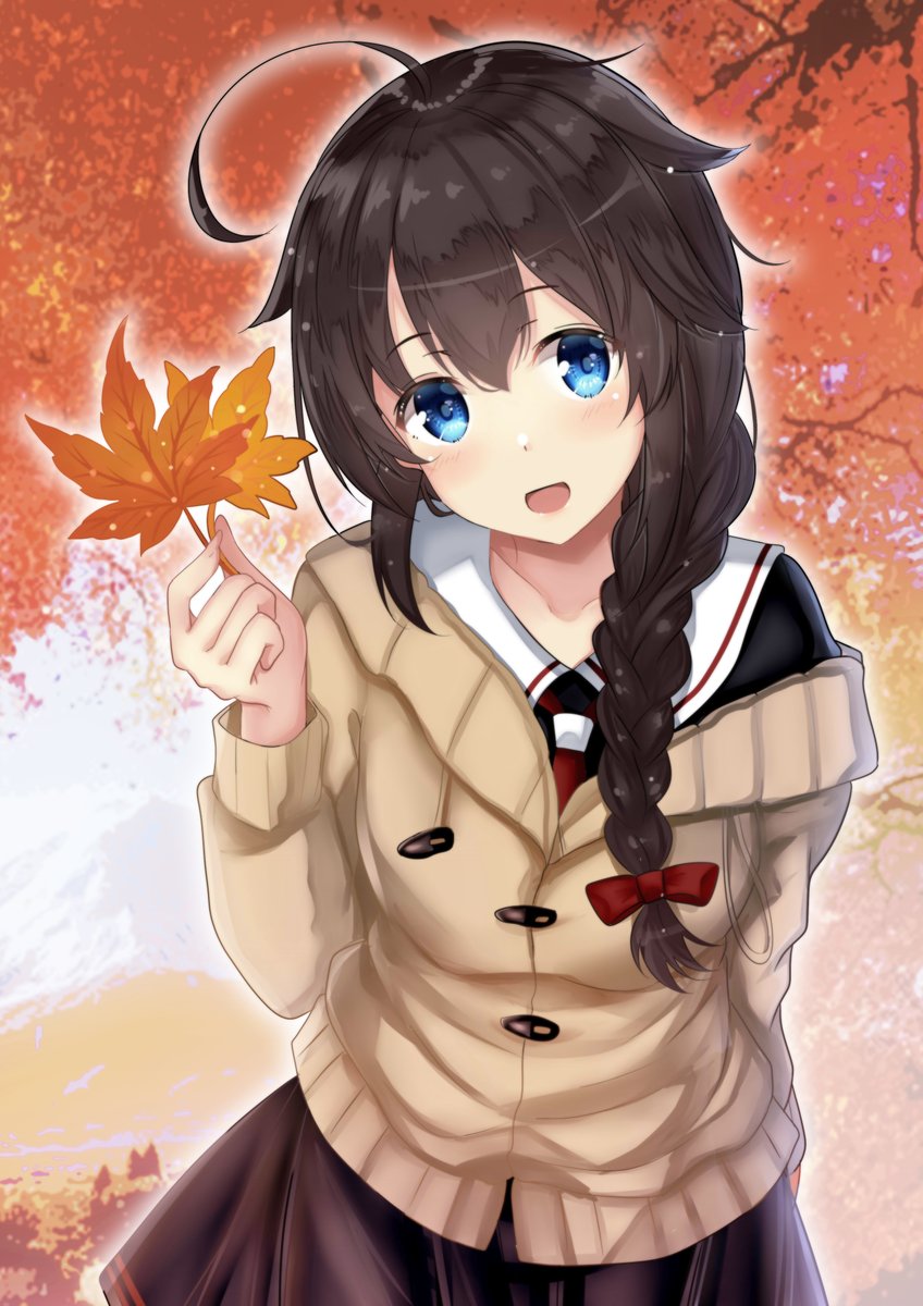 時雨(艦これ) 「1.かわいく描けた絵 この時雨ちゃん絵は可愛かったなぁ。 クリアファイルにもしま」|火村 モリタカ＠/5月COMITIA144（B51a)/その次は神戸かわさき10のイラスト