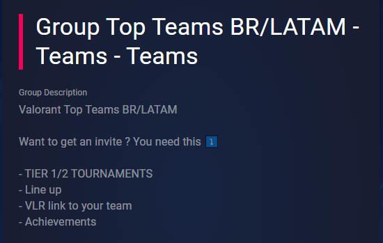 Devido ao descaso dos admins que restaram no pracc atual e até mesmo vazamento de treinos e links para equipes que não atendem aos requisitos, decidimos criar um novo pracc para equipes do TIER 1/2.

Se interessou? Junte-se aqui: bit.ly/3X0MAX5