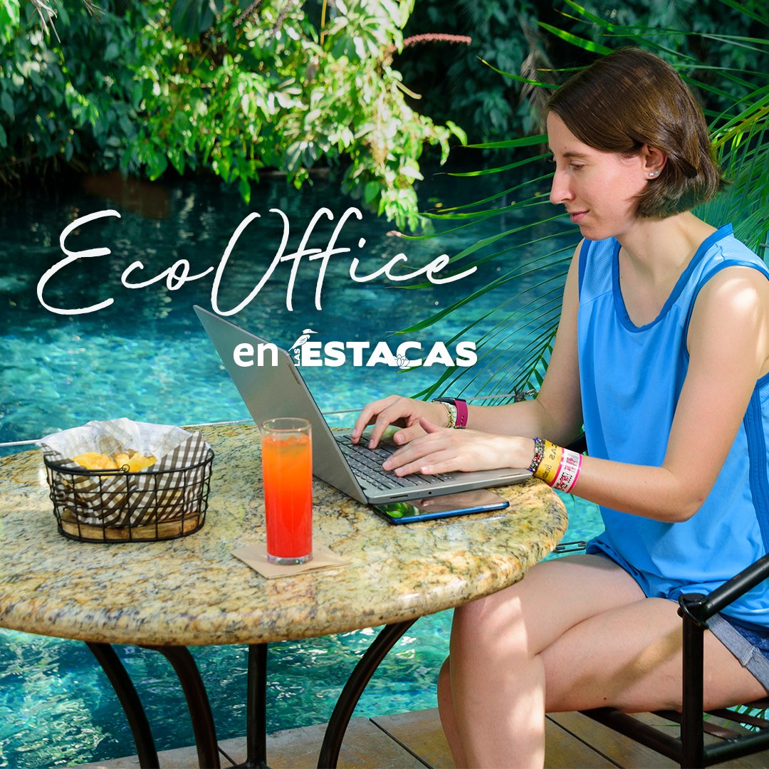El #HomeOffice en #LasEstacas es la mejor opción para relajarte sin desprenderte por completo de tu trabajo.

Al terminar tu jornada, desconéctate de los pendientes y conecta con la naturaleza en las actividades que tenemos para ti. 💚
 Reserva en📲 lasestacas.com